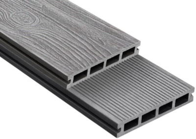 Террасная доска ДПК Outdoor 3D CALIFORNIA/Вельвет серая