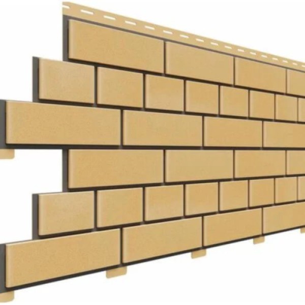 Фасадная панель Доломит Кирпич, Желтый купить в Учалах