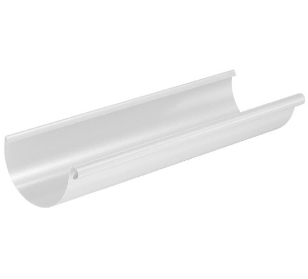 Водосток Aquasistem, система 150x100 - Водосточный желоб 3.00м RR 20 Мраморно-белый купить в Учалах