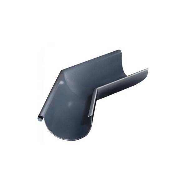 Водосток Grand Line 125x90 – Угол наружный 135° RAL 7024 купить в Учалах