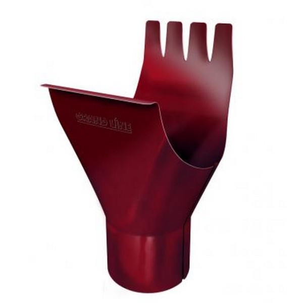 Водосток Grand Line 125x90 – Воронка желоба RAL 3005 купить в Учалах