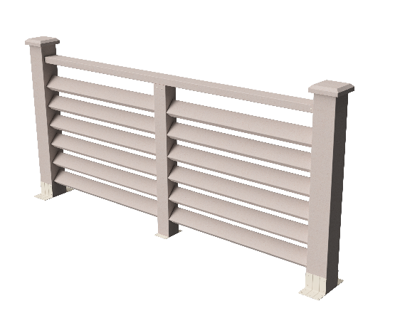 Ограждения декоративное ДПК GRINDERDECO Босфор выбеленый дуб купить в Учалах