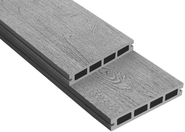 Террасная доска ДПК Outdoor 3D NEVADA/CALIFORNIA серая купить в Учалах
