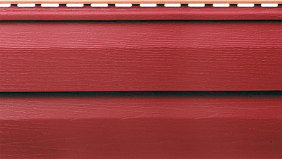 Виниловый сайдинг Канада плюс премиум, красный