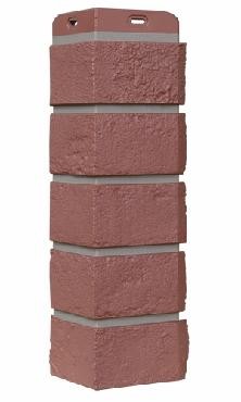 Угол Grand Line состаренный кирпич Элит корица (махагон), ШОВ темно-бежевый купить в Учалах