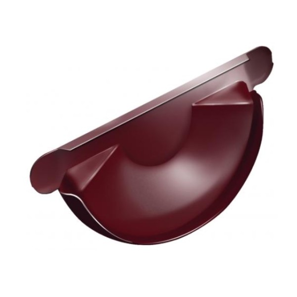 Водосток Grand Line 125x90 – Заглушка желоба RAL 3005 купить в Учалах