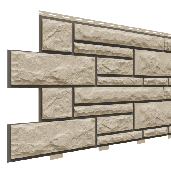 Фасадная панель Доломит, Брусчатка Доломит Сандал (3м) купить в Учалах