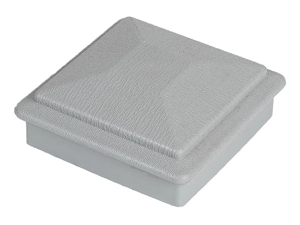 Крышка верхняя фигурная ПВХ для столба Deckart 100х100 Серый купить в Учалах