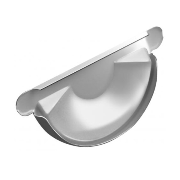 Водосток Grand Line 150x100 – Заглушка желоба RAL 9003 купить в Учалах