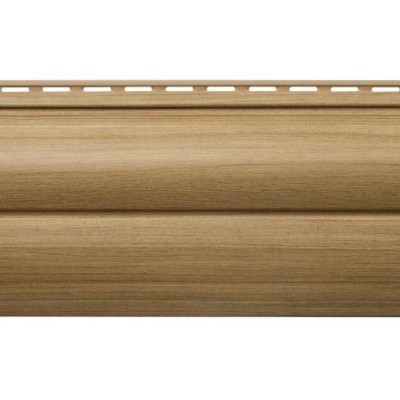 Виниловый сайдинг Люкс Blockhouse BН-03 каштан