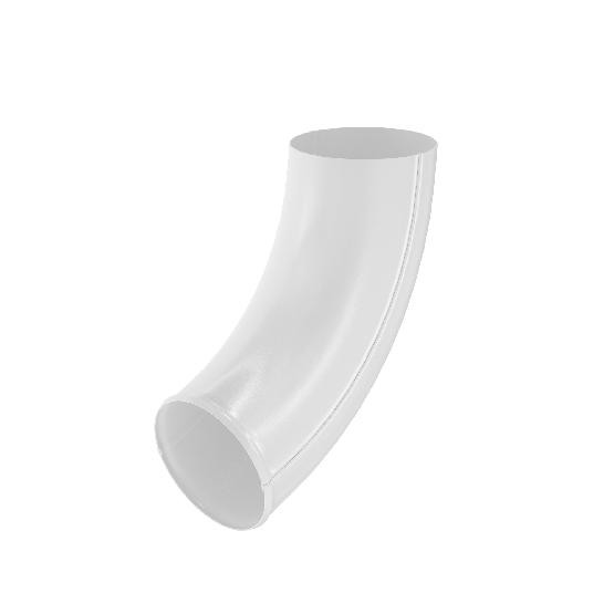 Водосток Aquasistem, система 150x100 - Отвод трубы RR 20 Мраморно-белый купить в Учалах