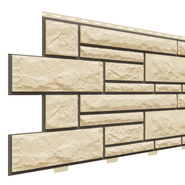 Фасадная панель Доломит, Брусчатка Доломит Шампань (3м) купить в Учалах