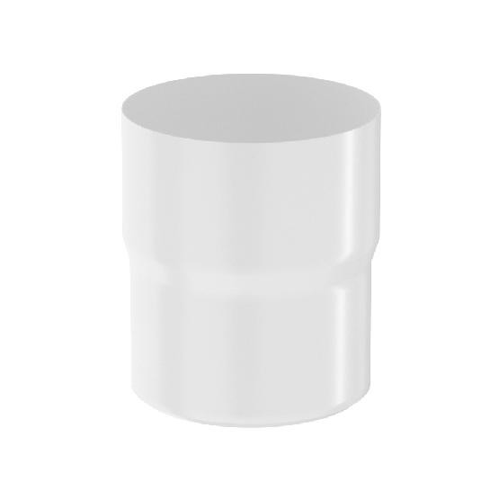 Водосток Aquasistem, система 150x100 - Соединитель трубы RR 20 Мраморно-белый купить в Учалах