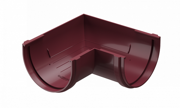 Угловой элемент 90˚ПВХ Docke STANDART красный купить в Учалах