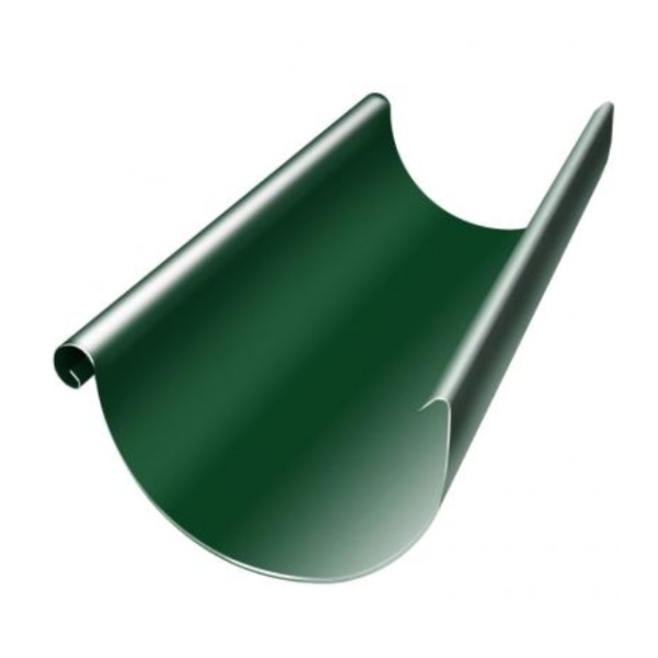 Водосток Grand Line 125x90 – Желоб 3м RAL 6005 купить в Учалах