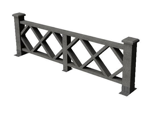 Ограждения декоративное ДПК GRINDERDECO Миллениум серый базальт купить в Учалах