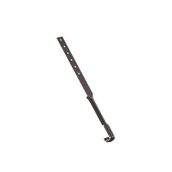 Водосток Aquasistem, система 150/100 - Поддержка желоба RR 32 Тёмно-Коричневый купить в Учалах