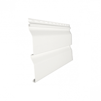 Сайдинг Виниловый Vinyl-On, D4.5 DUTCHLAP Корабельный Брус, Белый