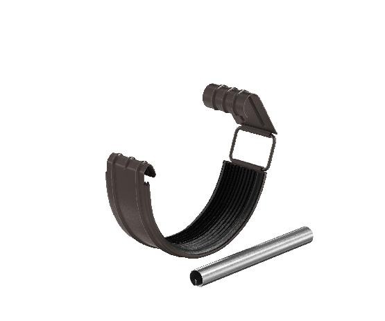 Водосток Aquasistem, система 150/100 - Соединитель желоба в комплекте RR 32 Тёмно-Коричневый купить в Учалах