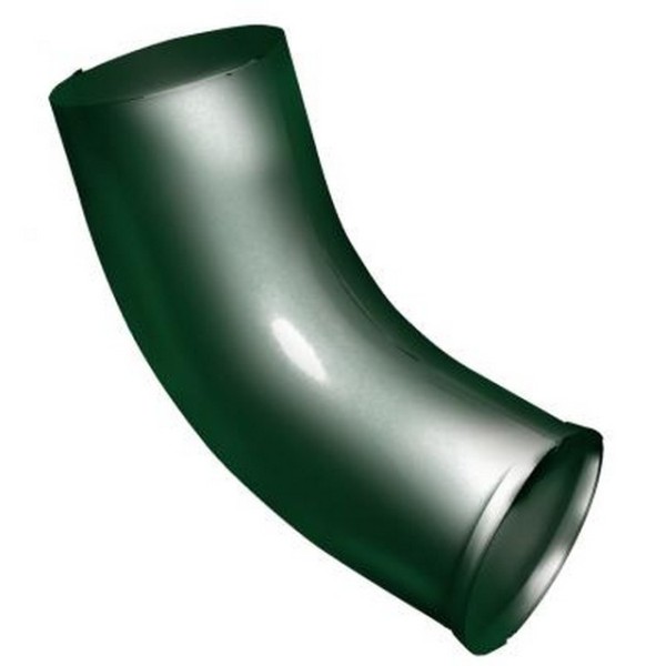 Водосток Grand Line 125x90 – Колено сливное RAL 6005 купить в Учалах