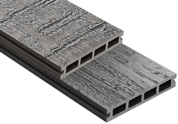 Террасная доска ДПК Outdoor 3D VIRGINIA/COLORADO темно-серая купить в Учалах