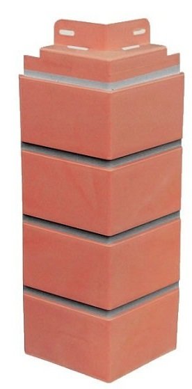 Угол к фасадной панели SteinDorf Кирпич красный с прокрашенными швами купить в Учалах