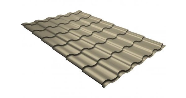 Металлочерепица кредо 0,5 Satin RAL 1015 светлая слоновая кость купить в Учалах