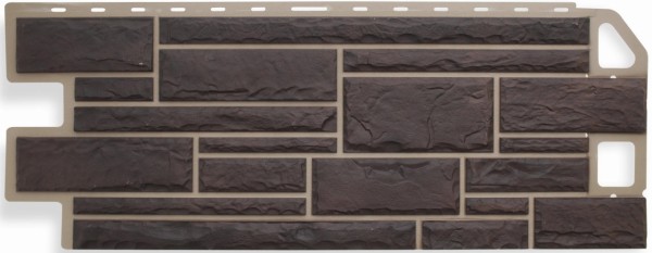 Цокольный сайдинг альта-профиль - коллекция "камень", жжёный купить в Учалах