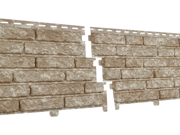 Фасадная панель Ю-пласт Стоун Хаус Кварцит Светло-бежевый купить в Учалах