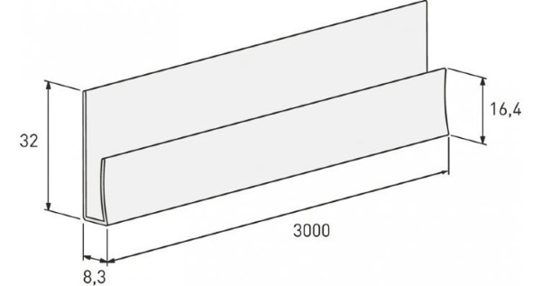 Стартовая планка для отделочных панелей Vox купить в Учалах