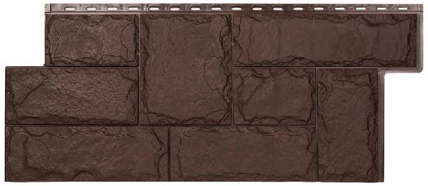 Фасадная панель T-Сайдинг-МАРСЕЛЬ ЭКО-1 Браун купить в Учалах