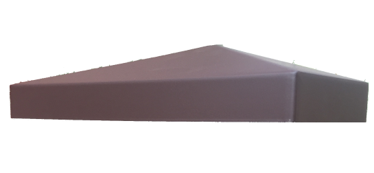 Крышка столба коричневая купить в Учалах