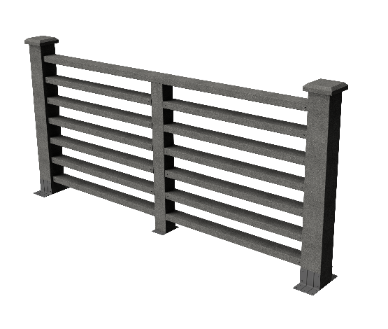 Ограждения декоративное ДПК GRINDERDECO Марсело серый базальт купить в Учалах