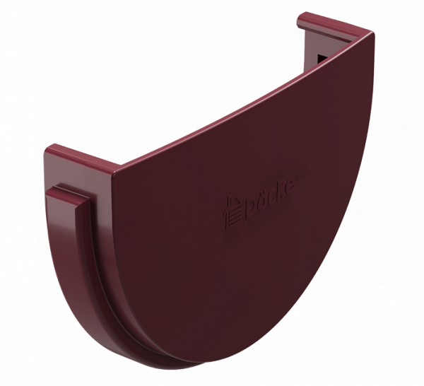 Заглушка желоба ПВХ Docke STANDART красный купить в Учалах