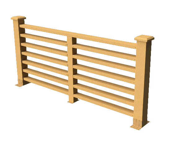 Ограждения декоративное ДПК GRINDERDECO Марсело песчаник купить в Учалах