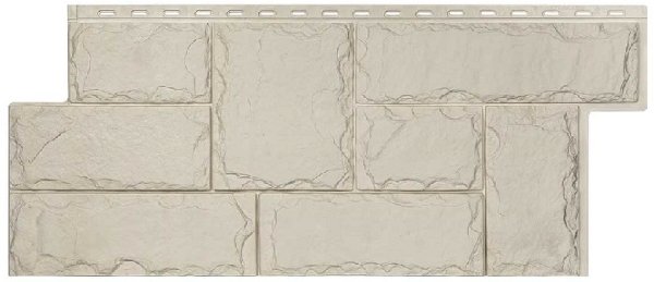 Фасадная панель T-Сайдинг-МАРСЕЛЬ ЭКО-1 Уайт купить в Учалах