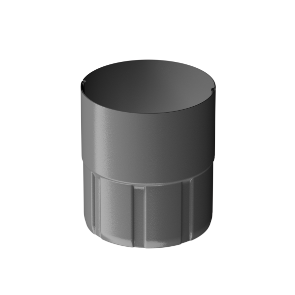 Муфта соединительная для водостока Döcke STAL PREMIUM, Графит купить в Учалах