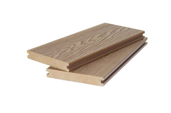 Доска террасная 3D фактура дерева POLIVAN GROUP двухсторонняя полнотелая SINGARAJA песочный купить в Учалах