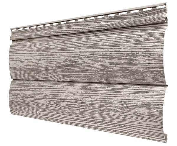 Виниловый сайдинг tecos, серия lux - оцилиндрованный брус двойной, - алтайская берёза купить в Учалах