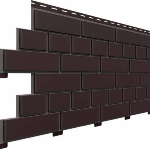 Фасадная панель Доломит Кирпич, Коричневый купить в Учалах