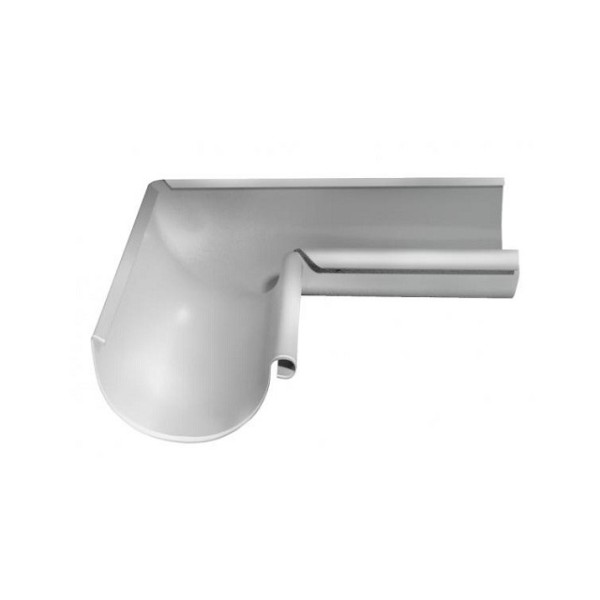 Водосток Grand Line 150x100 – Угол внутренний 90° RAL 9003 купить в Учалах