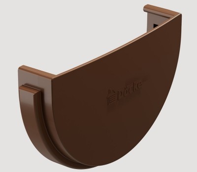 Заглушка желоба ПВХ Docke STANDART Светло-коричневый