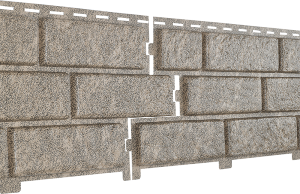 Фасадная панель Ю-Пласт Стоун Хаус Кирпич Бежевый купить в Учалах