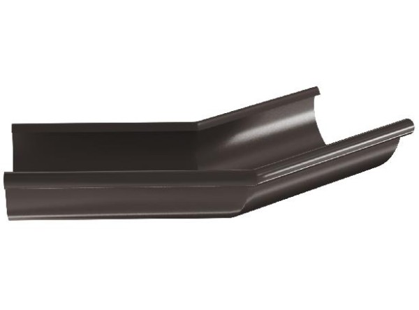 Водосток Aquasistem, система 150/100 - Угол желоба, наружный 135° RR 32 Тёмно-Коричневый купить в Учалах