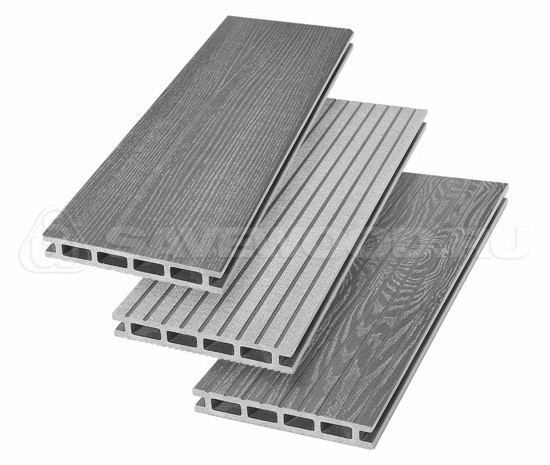 Террасная доска из ДПК SW Carpinus (R) — двухсторонняя пепельный купить в Учалах