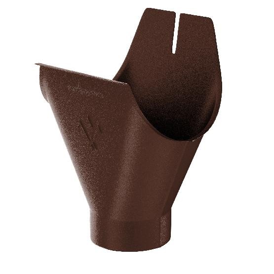 Водосток Aquasistem, Система 125x90 - Воронка желоба RAL 8017 Коричневый matt купить в Учалах