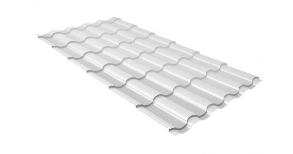 Металлочерепица кредо 0,5 Satin RAL 9003 сигнальный белый купить в Учалах