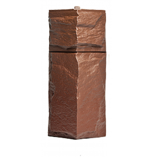 Угол T-Сайдинг-Гранит Леон Коричневый купить в Учалах