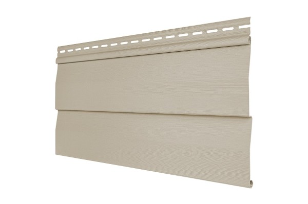 Виниловый сайдинг Tecos - корабельный брус, бежевый  купить в Учалах