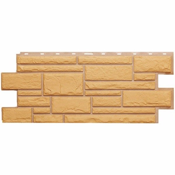 Фасадная панель Техоснастка, Камень Дикий, Бежевый купить в Учалах